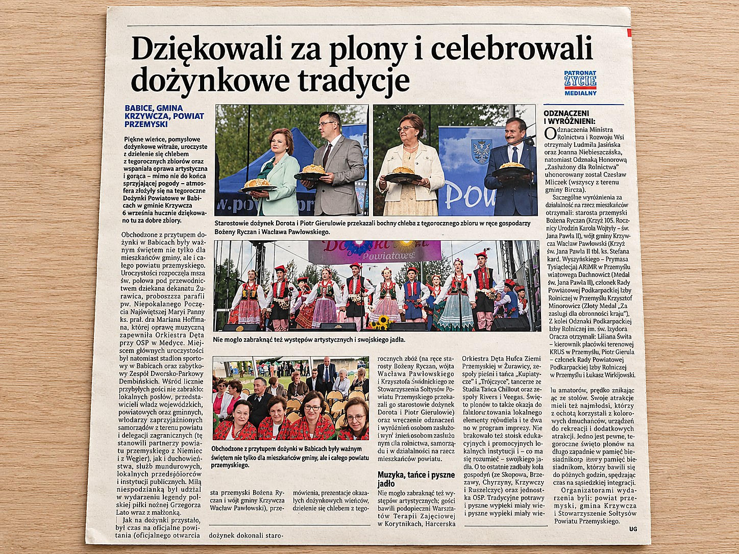 Życie Podkarpackie – Dożynki Powiatowe w Babicach i Pasieka ApiMiodek